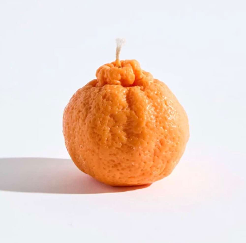 Orange Candle Large