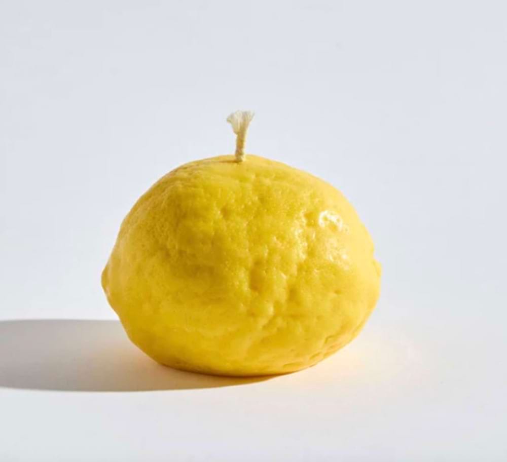 Large Lemon Candle